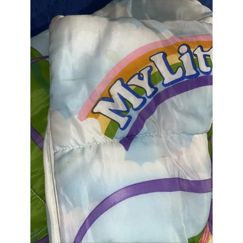 Vintage My Little Pony Maypole Sundae Best 1988 Hasbro Sleeping Bag G1 Ponies